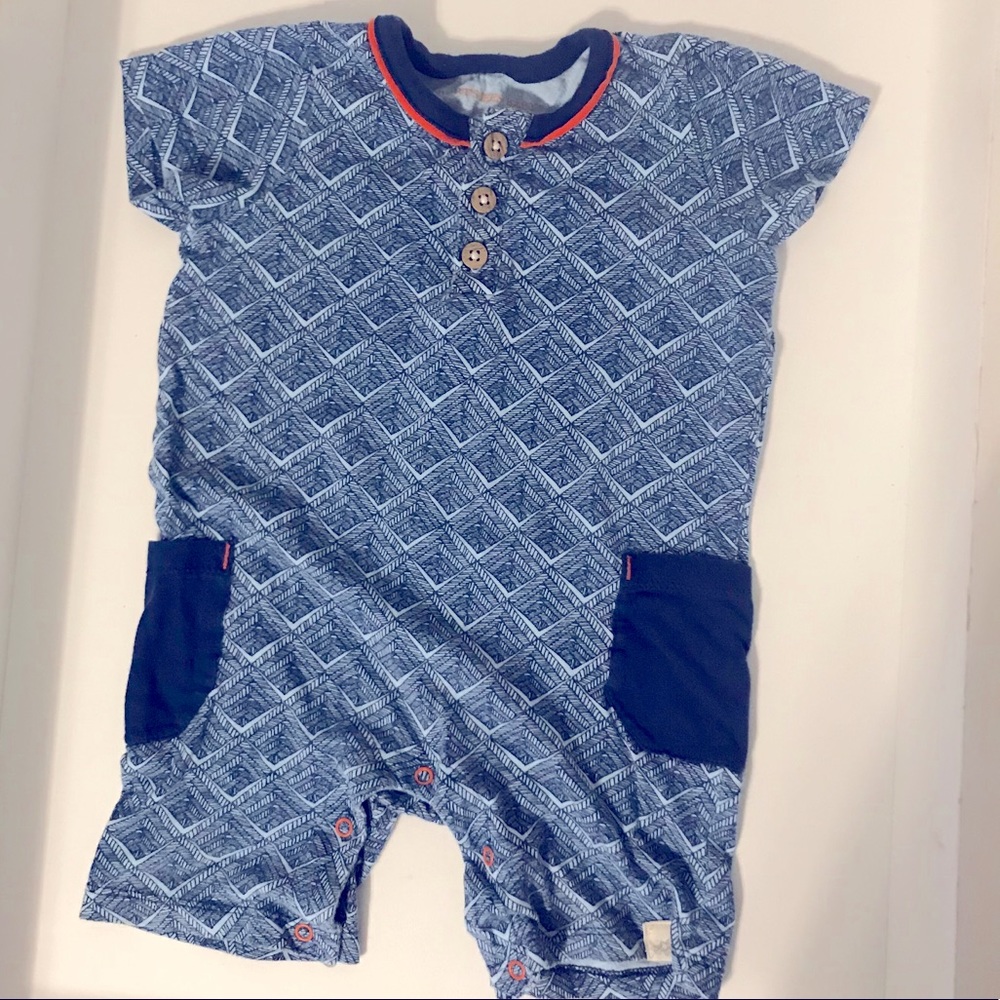 Baby boy one piece outfit Burts Bees Baby
